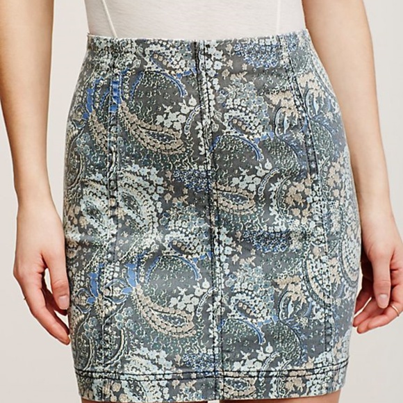 Free People Modern Femme Printed Mini Skirt - Picture 3 of 3